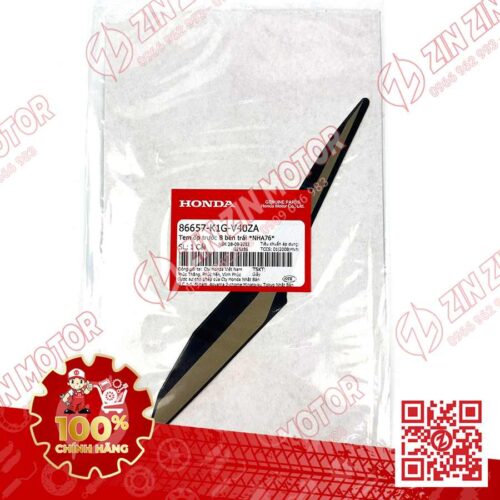Alternative view of Tem Ốp Trước Trái B, Tem Cánh Yếm AB 2020 2021, AirBlade 125 Đen Nhám 2021 86657K1GV40ZA Chính Hãng Honda