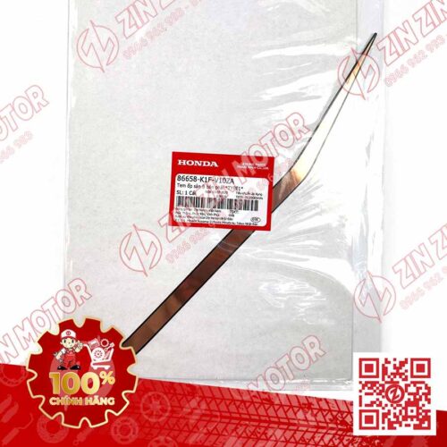 Alternative view of Tem Sườn Sàn Ốp Hông AB 2020 2021, AirBlade 150 Xanh Xám Đen 2020 Phải Dưới 86658K1FV10ZA Chính Hãng Honda