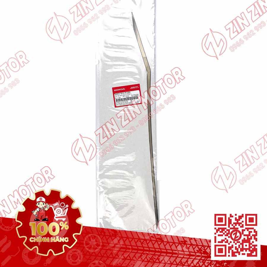 Tem Bụng Sau Phải, Tem Ốp Sườn AB 2020 2021, AirBlade 125 Đen Nhám 2020 86831K1GV10ZA Chính Hãng Honda