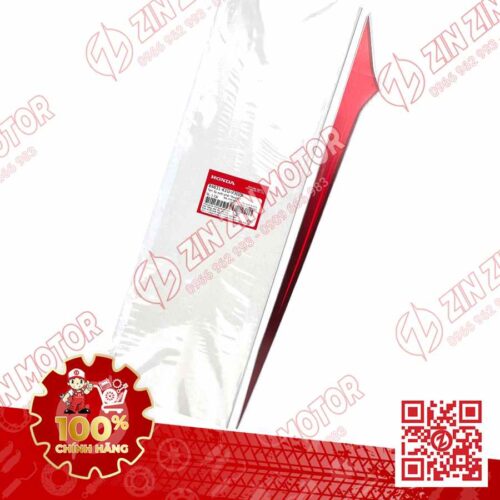 Tem Bụng Sau Phải, Tem Ốp Sườn AB 2020 2021, AirBlade 125 Xám Đen 2021 86831K1GV30ZB Chính Hãng Honda