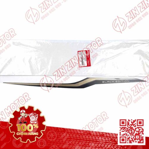 Tem Bụng Sau Phải, Tem Ốp Sườn AB 2020 2021, Air Blade 125 Đen Nhám 2021 86831K1GV40ZA Chính Hãng Honda
