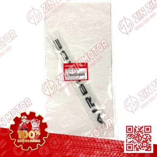 Alternative view of Tem Chữ Nổi Air Blade Màu Đen AB 150, AirBlade 125 Xám Xi Măng (Xám Chuột) 2022 86835K1FV70ZA Chính Hãng Honda