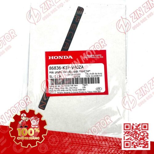 Alternative view of Tem Chữ Special Edition Bụng Sau, Tem Ốp Sườn AB 2020 2021, AirBlade 150 Xanh Xám Đen 2021 86836K1FV40ZA Chính Hãng Honda