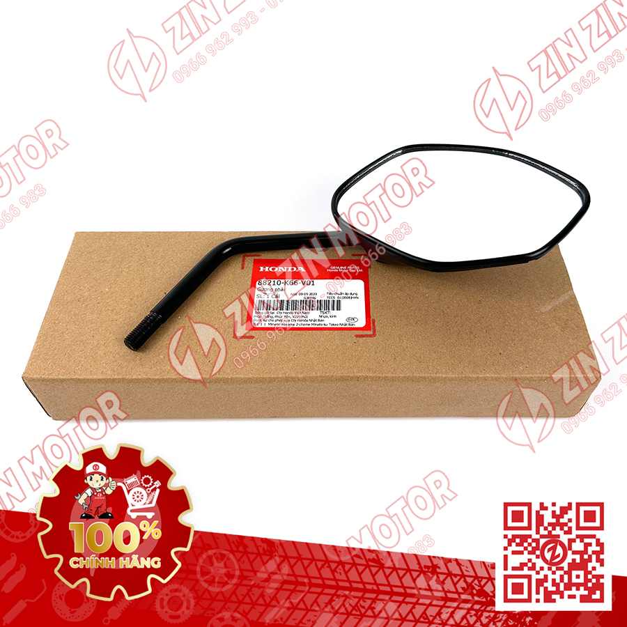 Gương Xe AB 2016 - 2023+, Kính Chiếu Hậu Xe Air Blade 160 / 125 2022 - 2026, AirBlade 150 / 125 2021 2020, AB 125 2019 2018 2017 2016 Phải 88210K66V01 Chính Hãng Honda