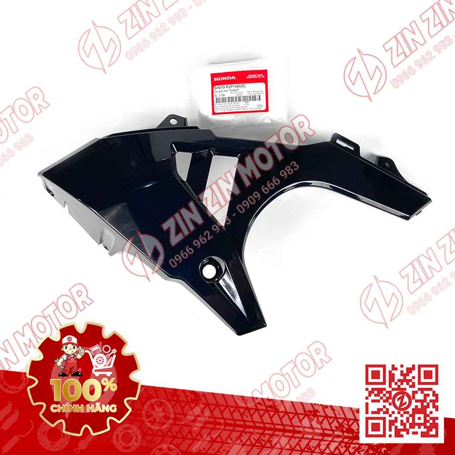 Ốp Bảo Vệ Chân Yếm Dưới, Mỏ Cày Winner X V3 2022+ Trái Đen NHB25M