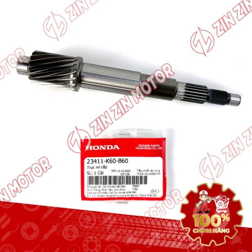 Trục Sơ Cấp 17T, Cốt Láp AB 150, Air Blade 125 2020 2021, Vario 125 2018 - 2023+ 23411K60B60 Chính Hãng Honda