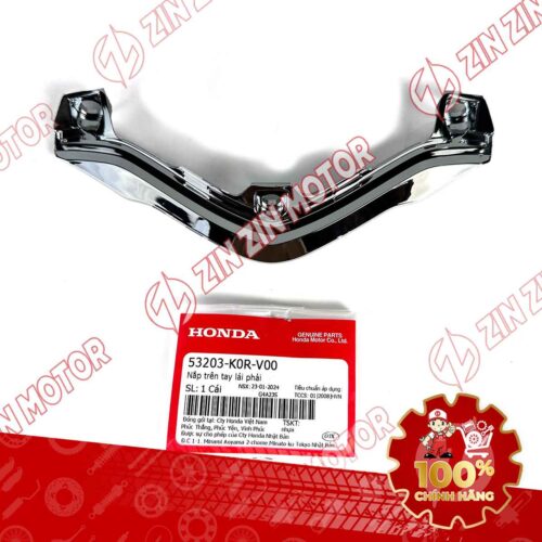 Nắp Trên Tay Lái Phải, Ốp Đèn Định Vị Trước Nhựa Xi SH 2020 - 2023+, SH160i 2023+, SH 150i 2020 2021 2022, SH 125i 2020 - 2023+ 53203K0RV00 Chính Hãng Honda