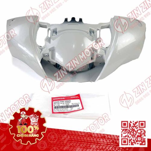 Nắp Trước Tay Lái, Ốp Đầu SH 2020 - 2024+, SH160i 2023 2024+, SH 150i 2020 2021 2022, SH 125i 2020 - 2024+ Trắng NHB25M 53205K0RV00ZD Chính Hãng Honda