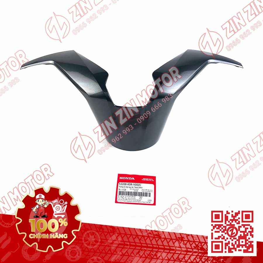 Nắp Trang Trí Ốp Gáy Sau Tay Lái, Viền Đồng Hồ SH 2020 - 2022, SH 150i 2020 2021 2022, SH 125i 2020 2021 2022 Xám NHC26M 53208K0RV00ZC Chính Hãng Honda