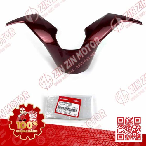 Nắp Trang Trí Ốp Gáy Sau Tay Lái, Viền Đồng Hồ SH 2020 - 2022, SH 150i 2020 2021 2022, SH 125i 2020 2021 2022 Đỏ Mận R350C 53208K0RV00ZT Chính Hãng Honda