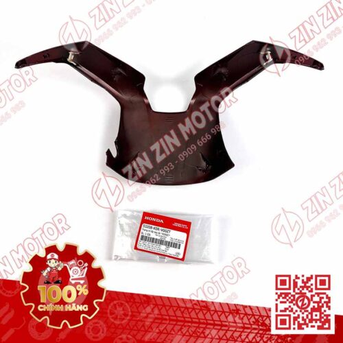 Alternative view of Nắp Trang Trí Ốp Gáy Sau Tay Lái, Viền Đồng Hồ SH 2020 - 2022, SH 150i 2020 2021 2022, SH 125i 2020 2021 2022 Đỏ Mận R350C 53208K0RV00ZT Chính Hãng Honda