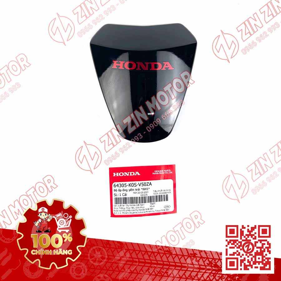 Ốp Nhựa Trước Mặt Nạ Nhỏ SH 2020 - 2023+, SH160i 2023+, SH 150i 2020 2021 2022, SH 125i 2020 - 2023+ Tem Đỏ 64305K0SV50ZA Chính Hãng Honda