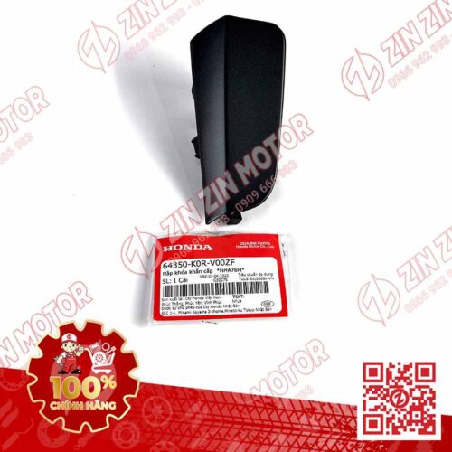 Nắp Khóa Khẩn Cấp SH 2020 - 2024+, SH160i 2023 2024+, SH 150i 2020 2021 2022, SH 125i 2023 2024+ Đen Nhám NHA76M 64350K0RV00ZF Chính Hãng Honda