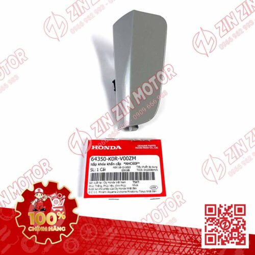 Nắp Khóa Khẩn Cấp SH 2020 - 2024+, SH160i 2023 2024+, SH 150i 2020 2021 2022, SH 125i 2023 2024+ Xám Xi Măng NHC60P 64350K0RV00ZM Chính Hãng Honda