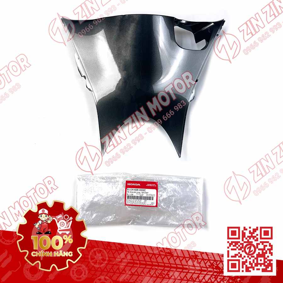 Tấm Bảo Vệ Cổ Lái, Ốp Yếm Ổ Khóa SH 2020 - 2022, SH150i 2020 2021 2022, SH 125i 2020 2021 2022 Xám NHC26M 81134K0RV00ZC Chính Hãng Honda