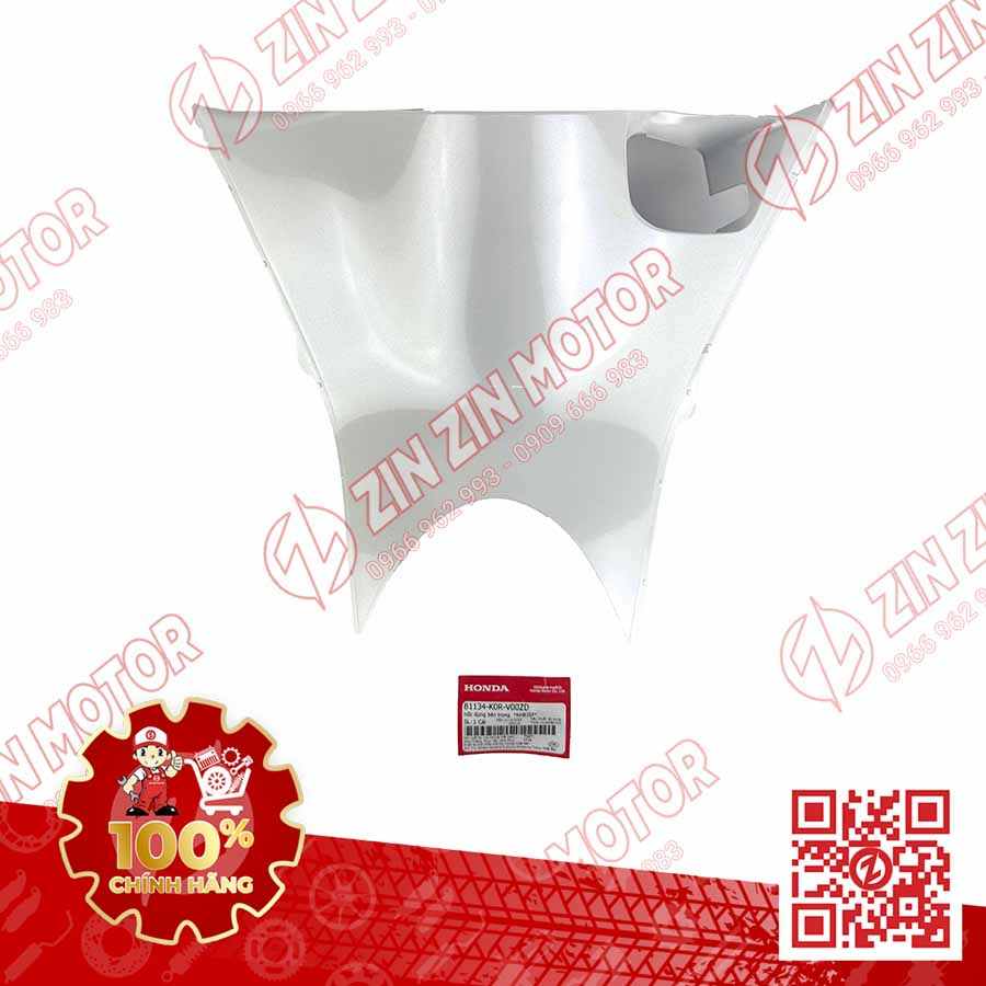 Tấm Bảo Vệ Cổ Lái, Ốp Yếm Ổ Khóa SH 2020 - 2023+, SH160i 2023+, SH 150i 2020 2021 2022, SH 125i 2020 - 2023+ Trắng NHB35P 81134K0RV00ZD Chính Hãng Honda