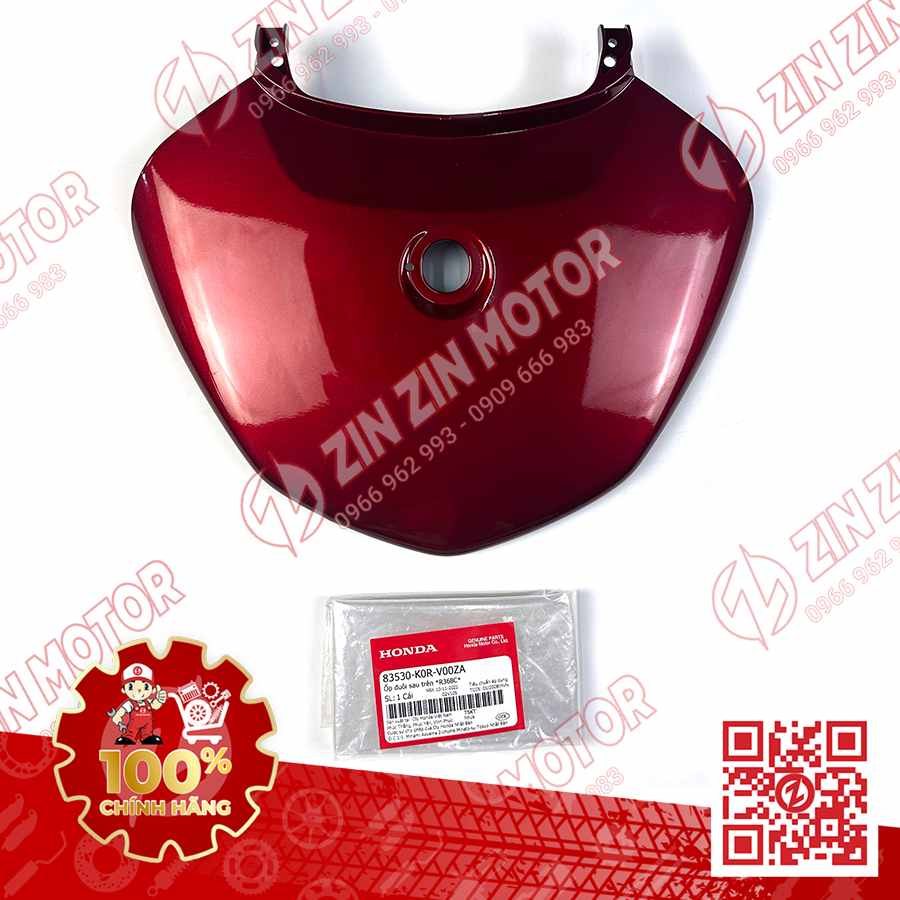 Ốp Đuôi Sau, Mu Rùa SH 2020 - 2026, SH160i 2023 - 2026, SH 150i 2020 2021 2022, SH 125i 2020 - 2026 Đỏ R368C 83530K0RV00ZA Chính Hãng Honda