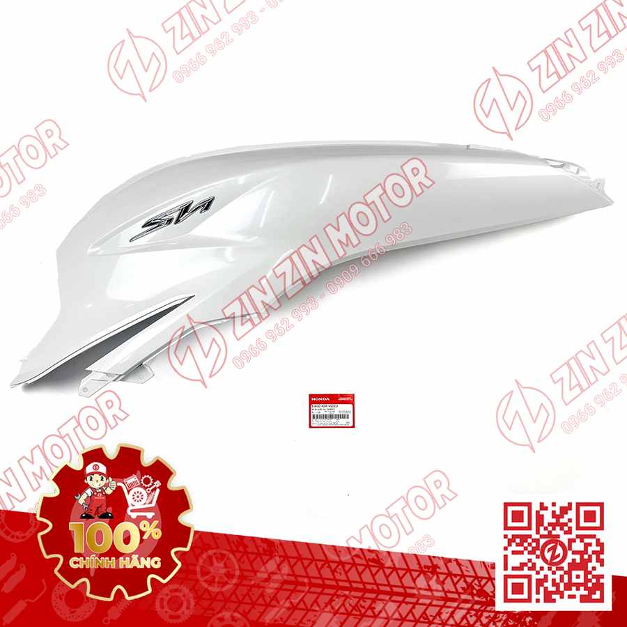 Bụng Sau Trái, Ốp Sườn SH 125i 2020 2021 2022, SH125 2023 Trắng NHB35P 83600K0RV00ZD Chính Hãng Honda