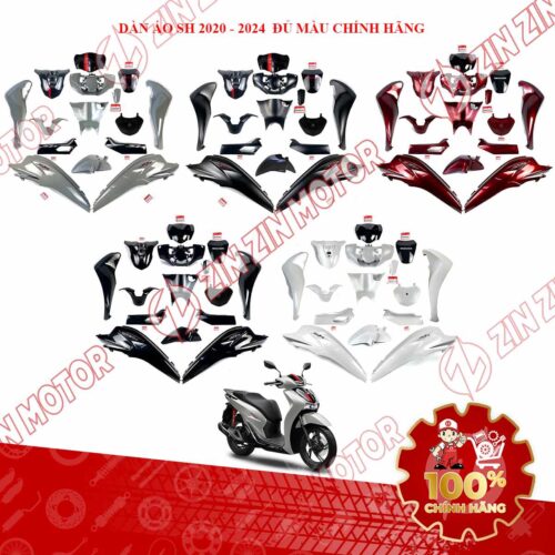 Dàn Áo SH 2023, Dàn Áo SH160i, Dàn Áo Xe SH 125i Chính Hãng Honda Đủ Màu