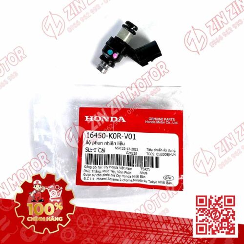 Béc Phun Xăng, Kim Phun AB 125 2022-2026 (AirBlade), SH 125i 2020 - 2022, SH125i 2023 - 2026, Lead 2022+, SH Mode 2020+ 16450K0RV01 Chính Hãng Honda