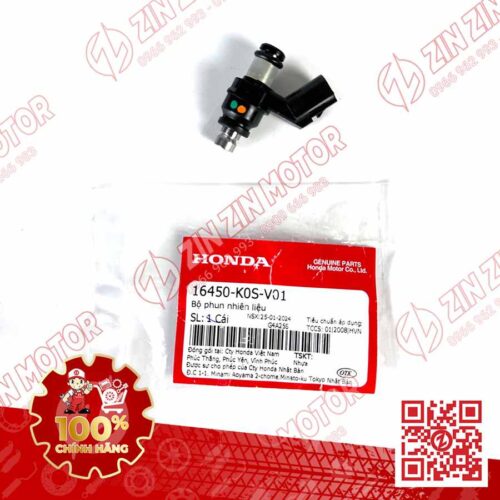 Alternative view of Béc Phun Xăng, Kim Phun AB 160 2022 - 2026 (AirBlade), SH 150i 2020 2021 2022, SH160i 2023-2026, Vario 160, Click 160 16450K0SV01 Chính Hãng Honda