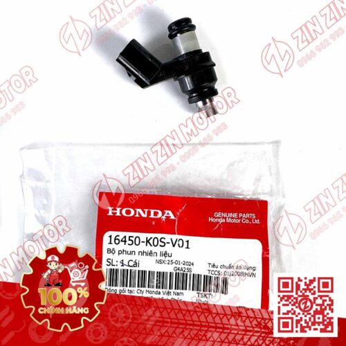 Béc Phun Xăng, Kim Phun AB 160 2022 - 2026 (AirBlade), SH 150i 2020 2021 2022, SH160i 2023-2026, Vario 160, Click 160 16450K0SV01 Chính Hãng Honda
