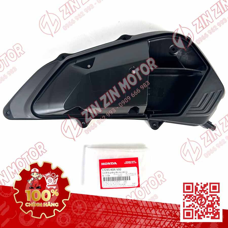 Nắp Pô E, Ốp Lọc Gió SH 2020 - 2026, SH160i 2023-2026, SH 150i 2020 2021 2022, SH 125i 2020 - 2026 17245K0RV00 Chính Hãng Honda
