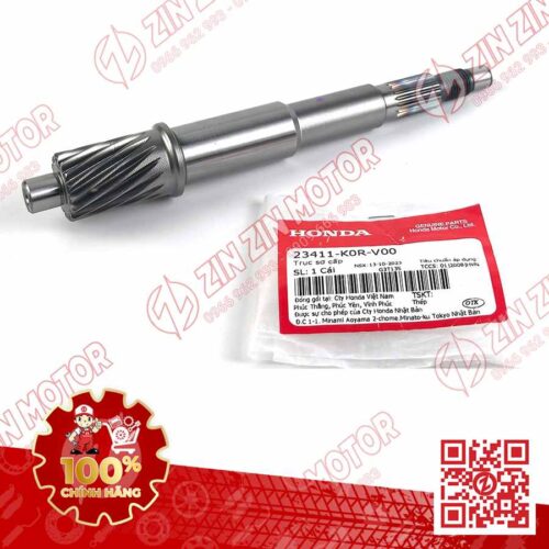 Alternative view of Trục Sơ Cấp 16T, Cốt Láp SH 125i 2020 2021 2022, SH125i 2023 - 2026 23411K0RV00 Chính Hãng Honda
