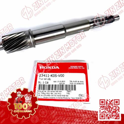 Alternative view of Trục Sơ Cấp 17T, Cốt Láp SH 150i 2020 2021 2022, SH160i 2023 - 2026 23411K0SV00 Chính Hãng Honda