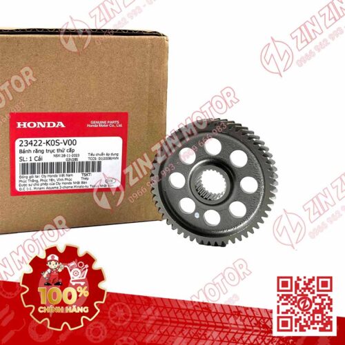 Bánh Răng Trực Thứ Cấp 53T, Nhông Hú Lớn SH 150i 2020 2021 2022, SH160i 2023 - 2026 23422K0SV00 Chính Hãng Honda
