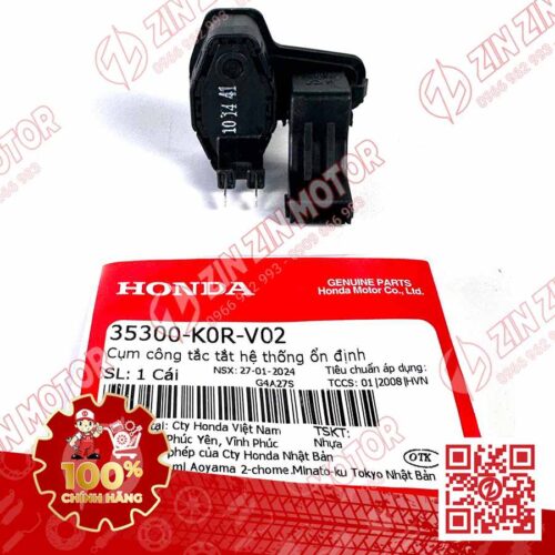 Alternative view of Công Tắc Hệ Thống Ổn Định, Nút Còi Kèn SH 2020 - 2024+, SH160i 2023 2024+, SH 150i 2020 2021 2022, SH 125i 2020 - 2024+ 35300K0RV02 Chính Hãng Honda
