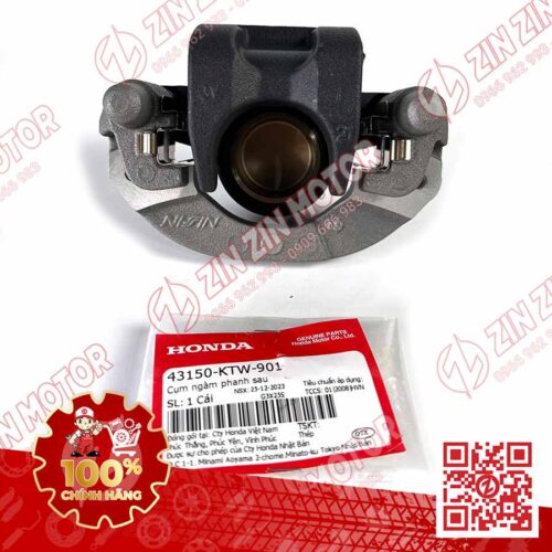 Bộ Ngàm Phanh Sau CBS, Heo Dầu SH 2017 - 2023+, SH160i 2023-2026, SH 150i 2017 - 2022, SH 125i 2017 - 2026 43150KTW901 Chính Hãng Honda