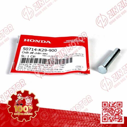Chốt Gác Chân Sau SH Mode 2014 - 2023+, SH 160i/150i/125i 2017 - 2026 50714K29900 Chính Hãng Honda