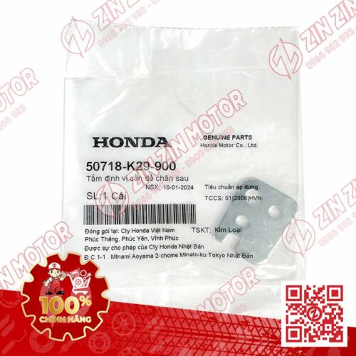 Alternative view of Tấm Định Vị Cần Để Chân Sau SH Mode 2014+, SH 160i/150i/125i 2017 - 2026 50718K29900 Chính Hãng Honda
