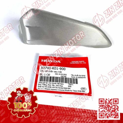 Cần Gật Để Gác Chân Sau SH 125i 2017 -2026, SH150i 2017 -2022, SH160i, SH Mode 2014+ Bạc Trái 50740K01900 Chính Hãng Honda