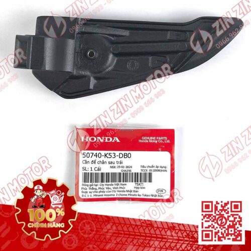 Alternative view of Cần Gật Để Gác Chân Sau SH160i 2023-2026, SH 125i 2023-2026 Đen Trái 50740K53DB0 Chính Hãng Honda