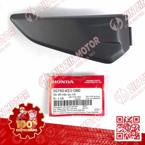 Cần Gật Để Gác Chân Sau SH160i 2023-2026, SH 125i 2023-2026 Đen Trái 50740K53DB0 Chính Hãng Honda