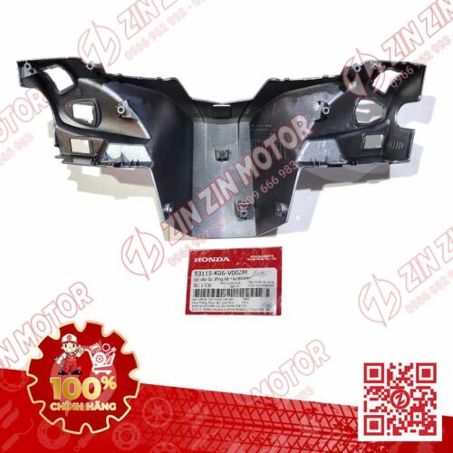 Alternative view of Nắp Ốp Gáy Sau Tay Lái, Bợ Cổ Sau AB 2016, Air Blade 125 2017 2018 2019 Xám Bạc NHB56M 53115K66V00ZM Chính Hãng Honda