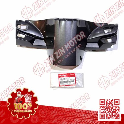 Nắp Ốp Gáy Sau Tay Lái, Bợ Cổ Sau AB 2016, Air Blade 125 2017 2018 2019 Xám Đen NHB83M 53115K66VG0ZB Chính Hãng Honda