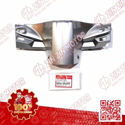 Nắp Ốp Gáy Sau Tay Lái, Bợ Cổ Sau AB 2016, Air Blade 125 2017 2018 2019 Bạc 2018 NHB24M 53115K66VG0ZD Chính Hãng Honda