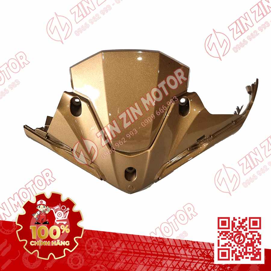 Nắp Trước Tay Lái, Mão Ốp Đầu AB 2016, Air Blade 125 2017 2018 2019 Vàng Đồng 53205K66V00ZE Chính Hãng Honda