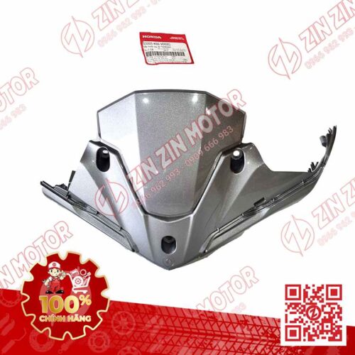 Nắp Trước Tay Lái, Mão Ốp Đầu AB 2016, Air Blade 125 2017 2018 2019 Xám Bạc 53205K66V00ZF Chính Hãng Honda