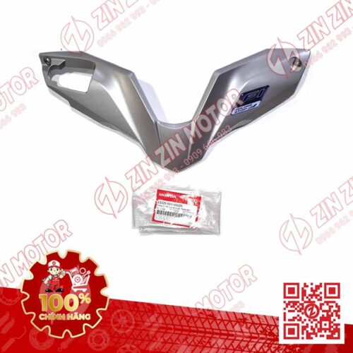 Chữ V Ốp Trước, Trang Trí Nắp Tay Lái AB 2016, Air Blade 125 2017 2018 2019 Bạc Nhám NHB18M 53225K66V00ZR Chính Hãng Honda