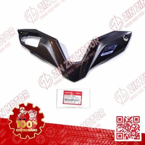 Chữ V Ốp Trước, Trang Trí Nắp Tay Lái AB 2016, Air Blade 125 2017 2018 2019 Xám Đen NHB83M 53225K66V00ZW Chính Hãng Honda
