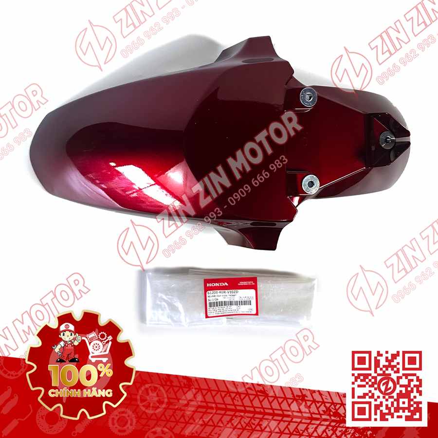 Chắn Bùn Dè Trước SH 2020 - 2024+, SH160i 2023 2026, SH 150i 2020, SH 125i 2020 - 2026 Đỏ R368C Type3 ABS 61200K0RV10ZD Chính Hãng Honda