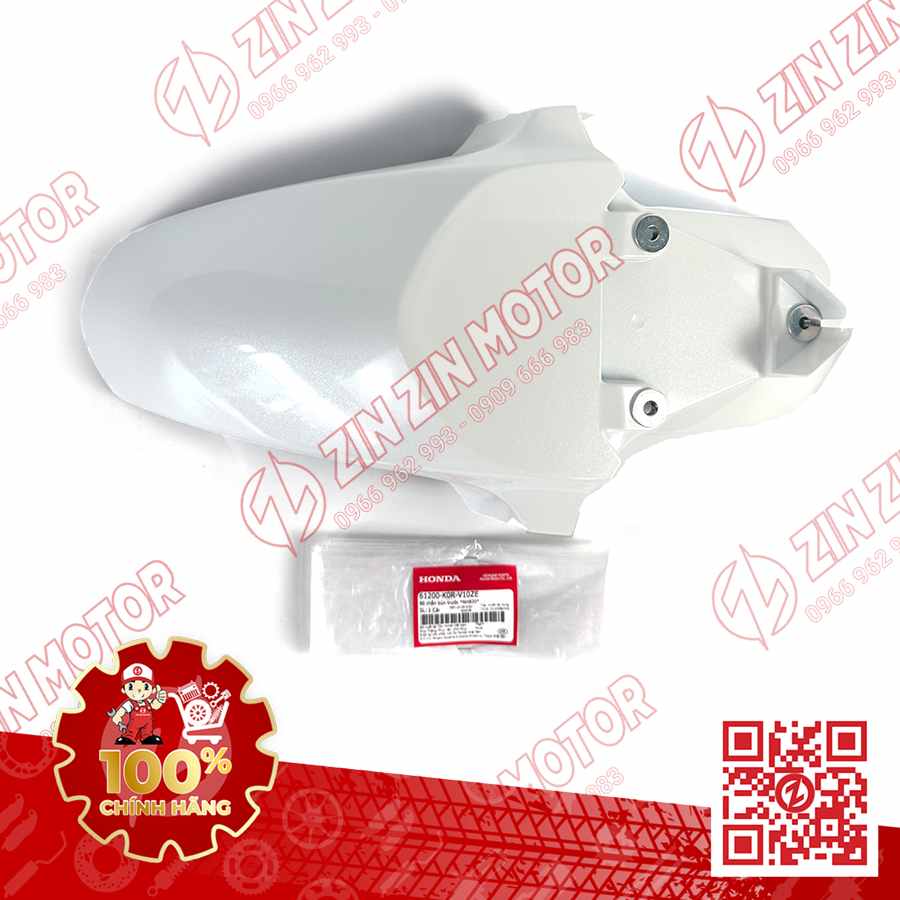 Chắn Bùn Dè Trước SH 2020 - 2024+, SH160i 2023+, SH 150i 2020 2021 2022, SH 125i 2020 - 2024+ Trắng Type2 ABS 61200K0RV10ZE Chính Hãng Honda