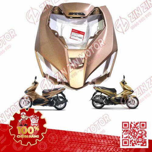 Ốp Đèn Pha Trước Lớn, Mặt Nạ AB 2016, Air Blade 125 2017 2018 2019 Vàng Đồng Nhám Y224M 64300K66V00ZK Chính Hãng Honda