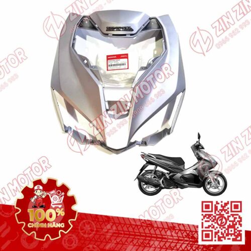 Ốp Đèn Pha Trước Lớn, Mặt Nạ AB 2016, Air Blade 125 2017 2018 2019 Bạc Nhám NHB18M 64300K66V00ZR Chính Hãng Honda