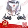Ốp Đèn Pha Trước Lớn, Mặt Nạ AB 2016, Air Blade 125 2017 2018 2019 Ghi Bạc NHB86M 64300K66V00ZU Chính Hãng Honda