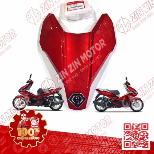 Trang Trí Nắp Trên Ốp Mặt Trước, Mặt Nạ Nhỏ AB 2016, Air Blade 125 2017 2018 2019 Đỏ Logo AB Lớn R340C 64305K66VF0ZA Chính Hãng Honda